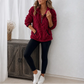 Full Size Fleece Half Zip Sweatshirt