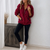 Full Size Fleece Half Zip Sweatshirt