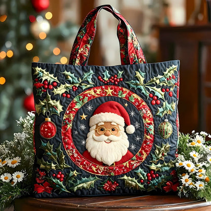 Santa Claus Handmade Tote Bag