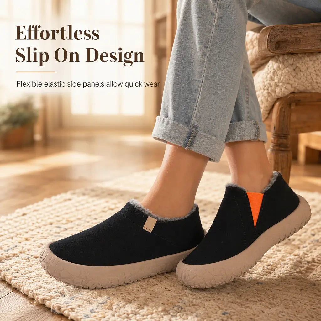 Women's Warm Slip-On Winter Snow Shoes