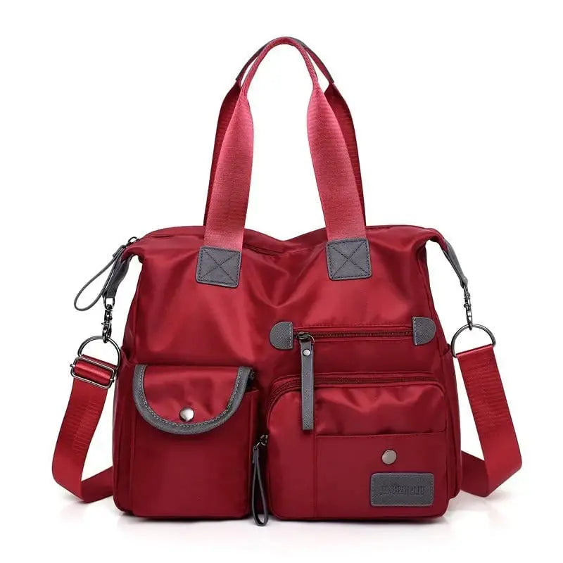 Large Capacity Waterproof Multi-Pocket Tote Bag
