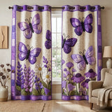 Meadow Flutter Quilted Curtains