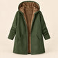 Winter Plush-Lined Cozy Hooded Coat