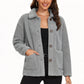 Women's Loose Soft Fleece Sherpa Teddy Jacket