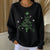 Women Christmas Crew Neck Printing Casual Sweatshirt