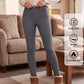 Women's Fleece-Lined High-Waist Leggings with Pockets