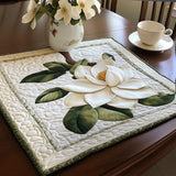Rustic Magnolia Bloom Quilted Place Mat