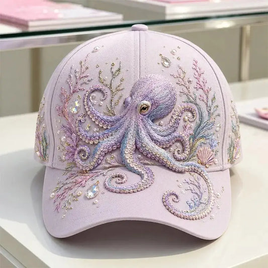 Octopus 3D-printed Creature Pattern Cap