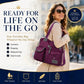 Large Capacity Waterproof Multi-Pocket Tote Bag