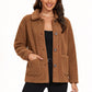 Women's Loose Soft Fleece Sherpa Teddy Jacket