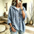 Comfortable And Casual Leopard-print Knitted Hoodie