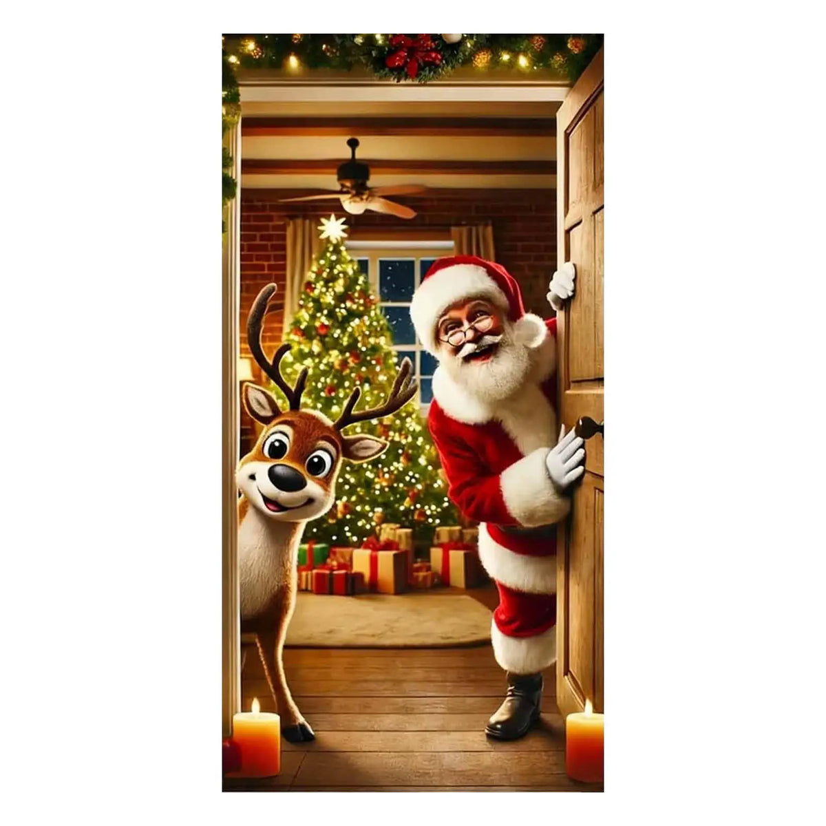 Christmas Door Cover – Instant Holiday Decor