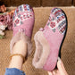 Women’s Winter Ankle Floral Embroidered Shoes
