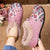 Women’s Winter Ankle Floral Embroidered Shoes