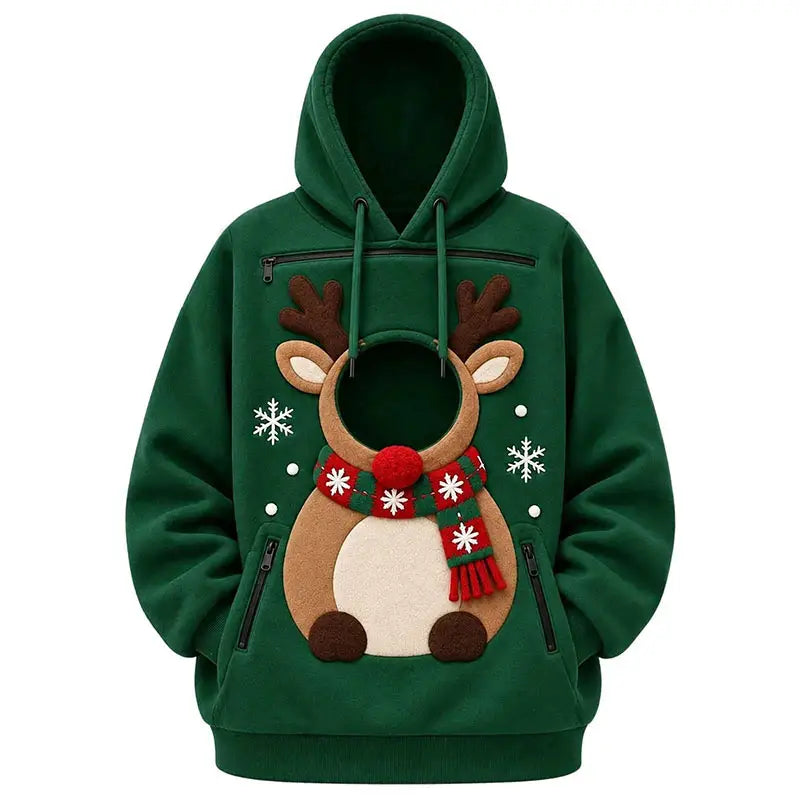 Christmas Pet Carrier Hoodie