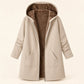 Winter Plush-Lined Cozy Hooded Coat
