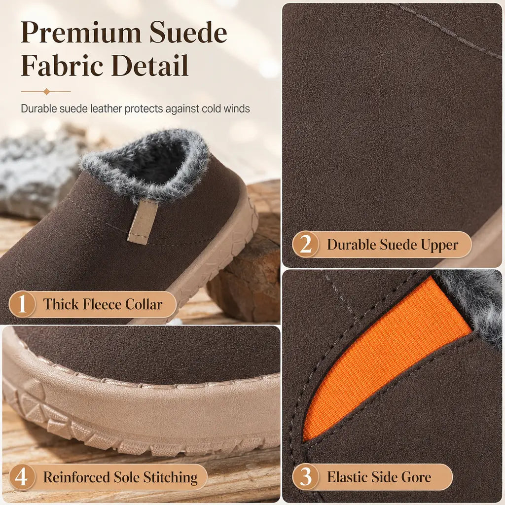 Women's Warm Slip-On Winter Snow Shoes