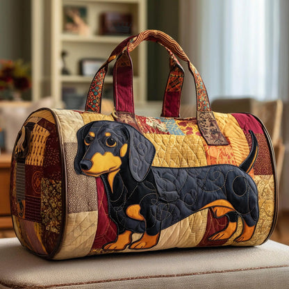 Dachshund Quilted Duffle Bag