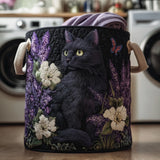 Petal Paws Quilted Laundry Basket
