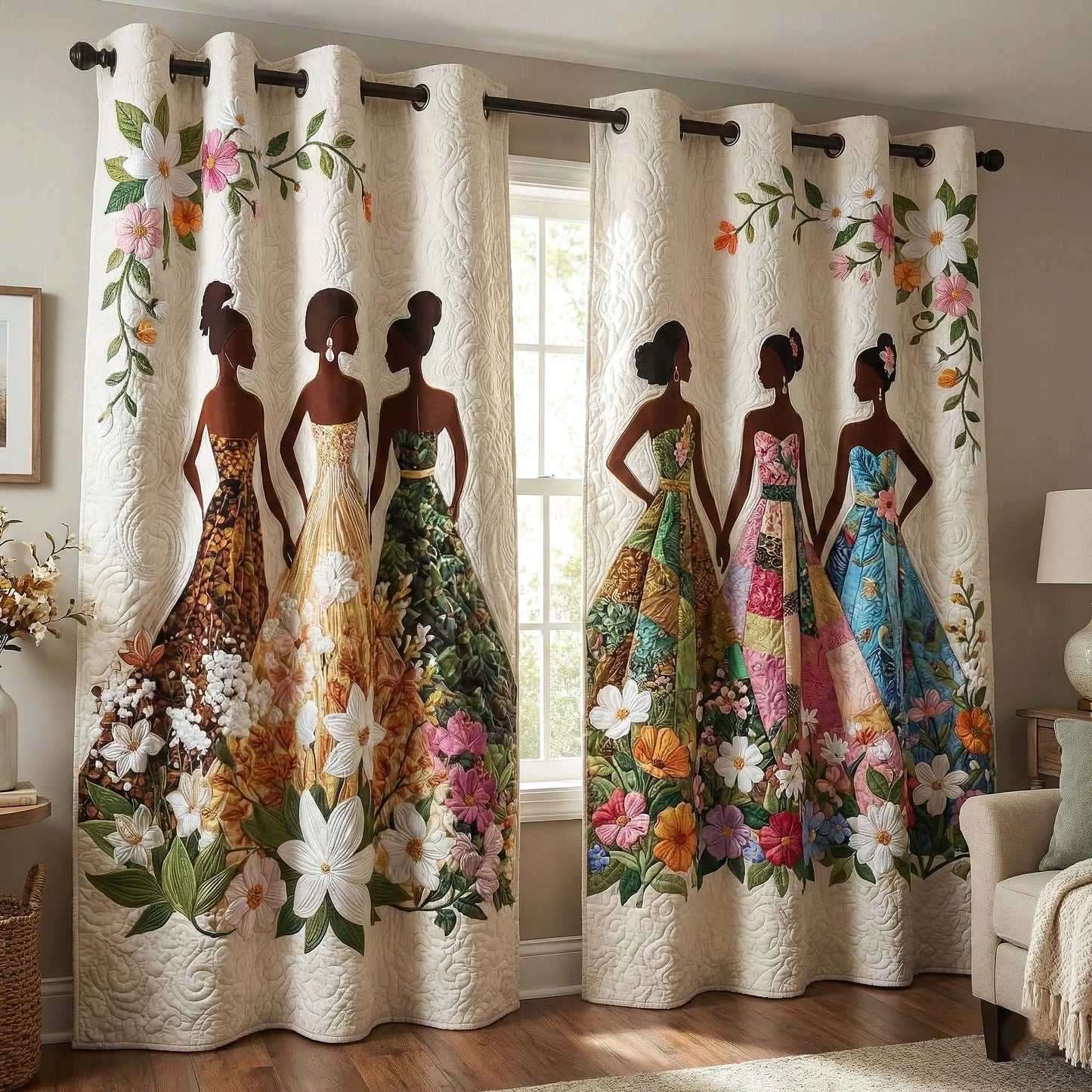 Rich Radiance Quilted Curtains