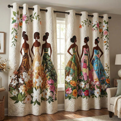 Rich Radiance Quilted Curtains