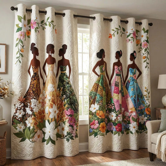 Rich Radiance Quilted Curtains