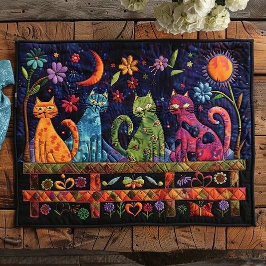 Feline Fancy Quilted Place Mat