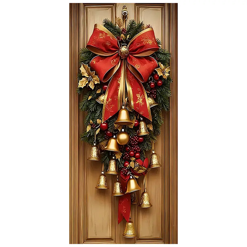 Christmas Door Cover – Instant Holiday Decor