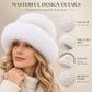 Winter Plush Thickened Scarf and Hat Warm Set