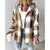 Women’s Plaid Hooded Zip-Up Jacket