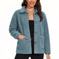 Women's Loose Soft Fleece Sherpa Teddy Jacket