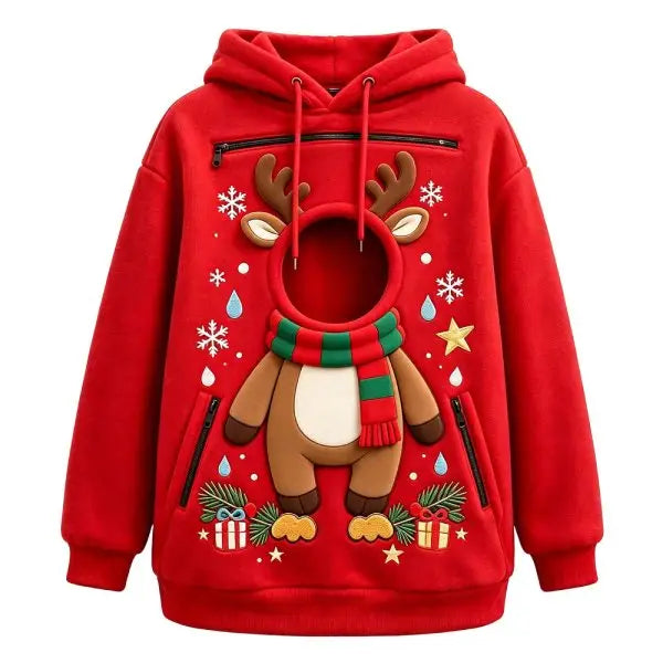 Christmas Pet Carrier Hoodie