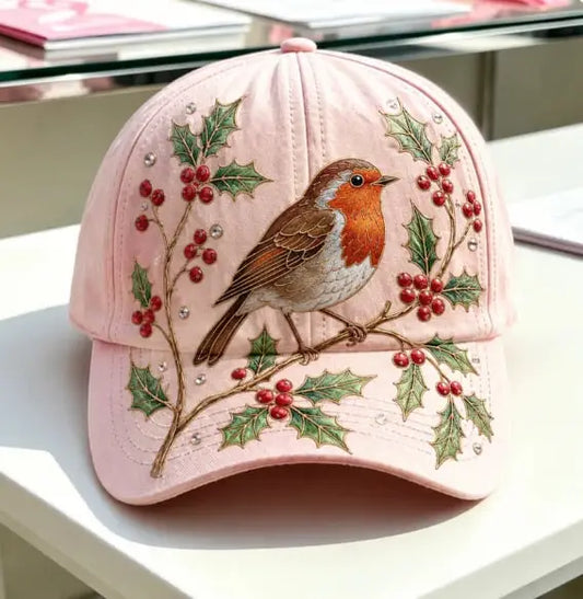 Robin Holly Garden 3D-printed Creature Pattern Cap