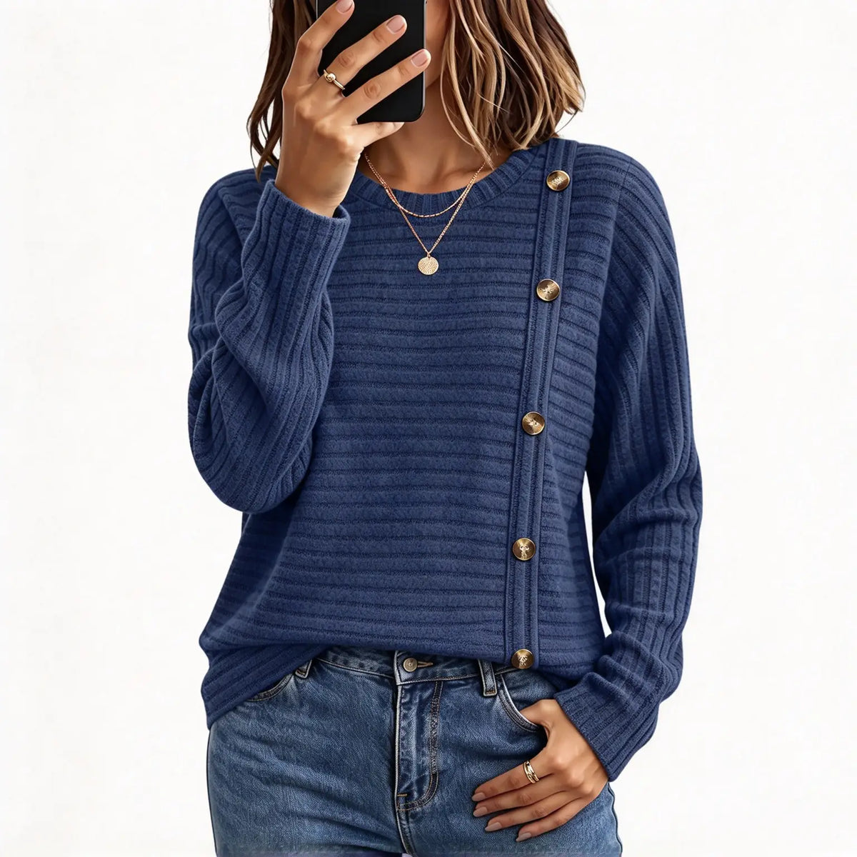 Women’s Fall Sweater Tunic Top Long Sleeve Cozy Casual Shirt