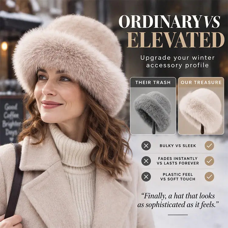 Winter Plush Thickened Scarf and Hat Warm Set