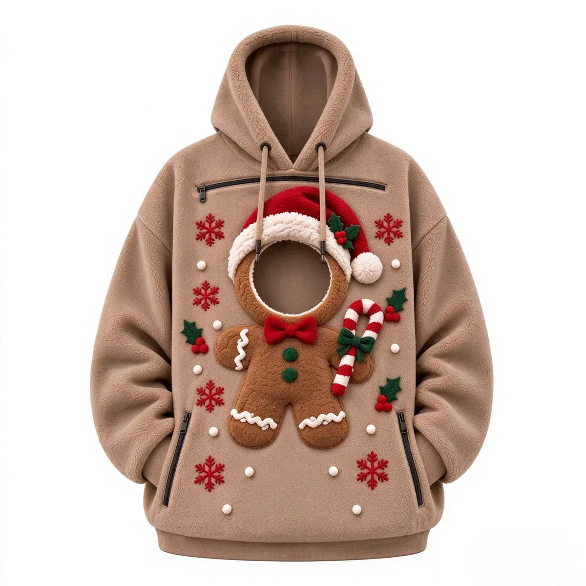 Christmas Pet Carrier Hoodie