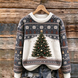 Classic Xmas Tree Cozy Plush Sweatshirt