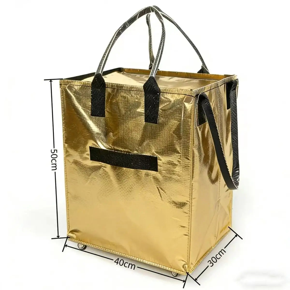 Reusable Rolling Grocery Bag with Wheels