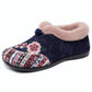 Women’s Winter Ankle Floral Embroidered Shoes