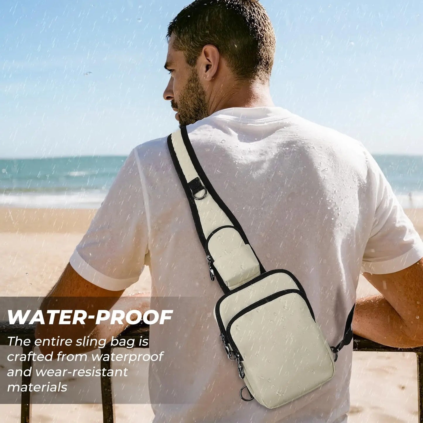 Anti-Theft Crossbody Sling Bag