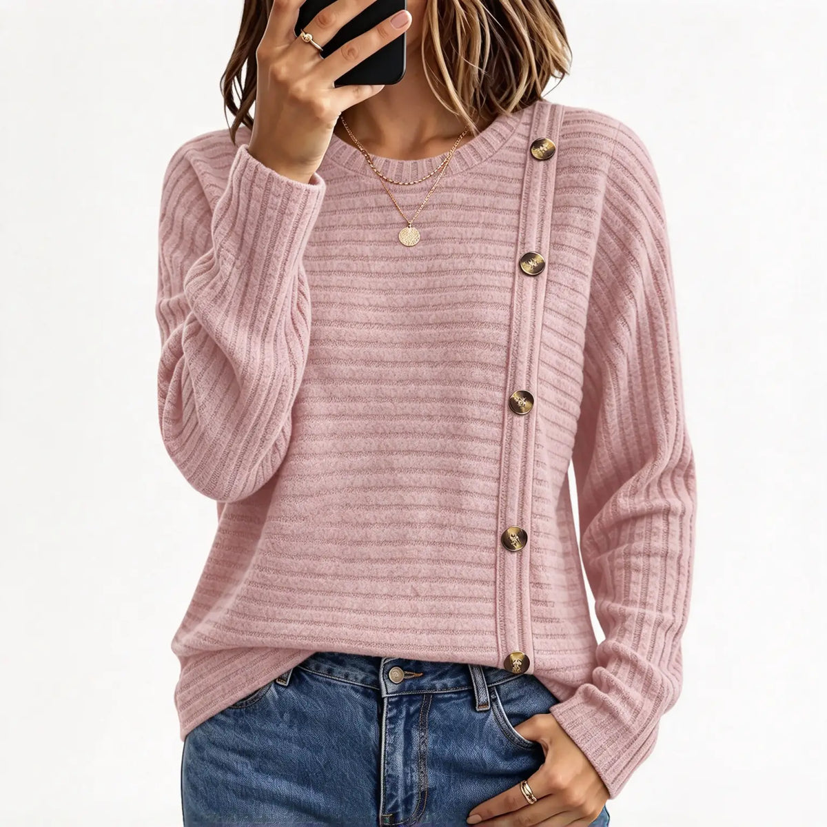 Women’s Fall Sweater Tunic Top Long Sleeve Cozy Casual Shirt
