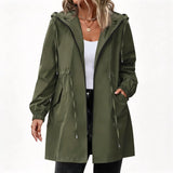 Women's Lightweight Waterproof Rain Coat with Hood