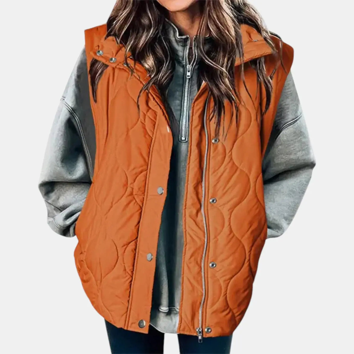 Women's Quilted Hooded Puffer Vest