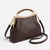 Women's Suede Structured Top Frame Crossbody Bag