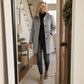 Women's Button-Front Stand Collar Fall Coat
