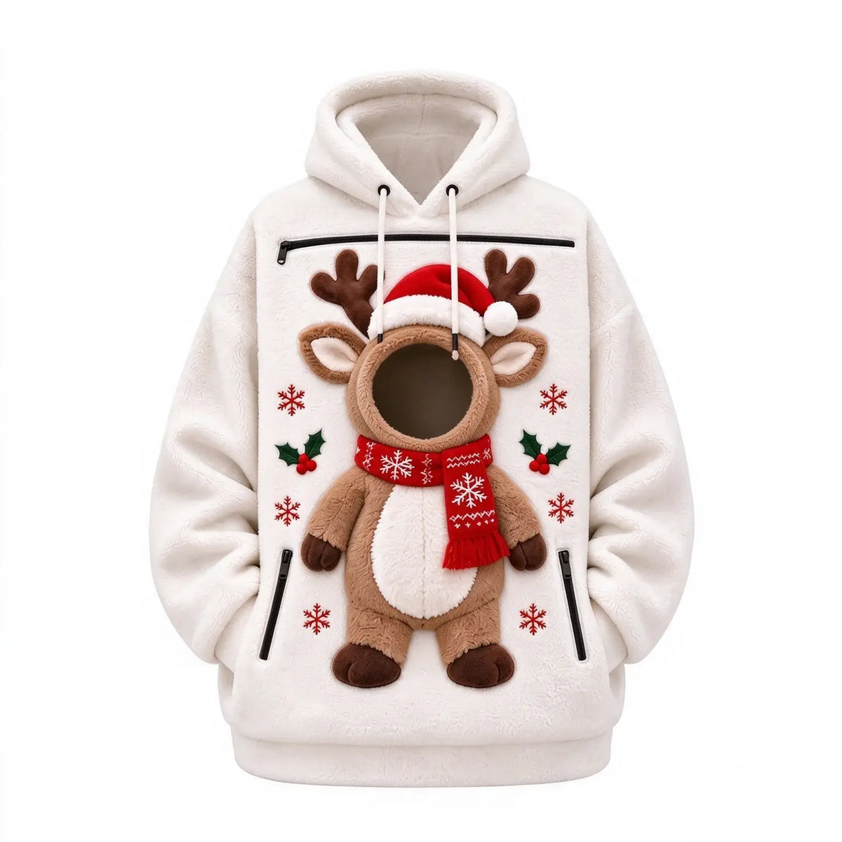 Christmas Pet Carrier Hoodie