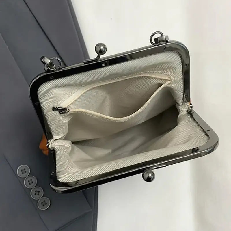 Vintage Kiss-Lock Crossbody Bag