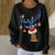 Women Christmas Crew Neck Printing Casual Sweatshirt