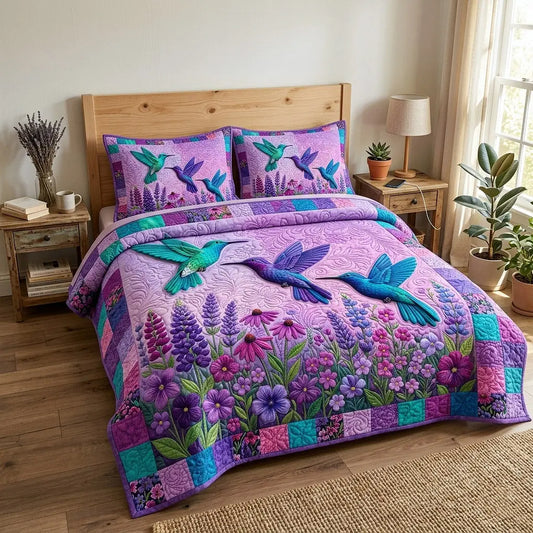 Garden Hover Quilted Bedding Set