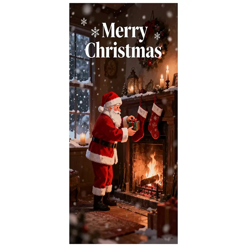 Christmas Door Cover – Instant Holiday Decor